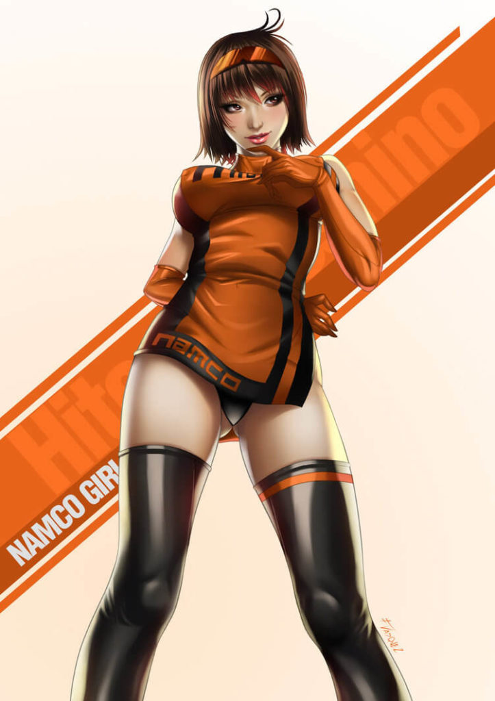 Namco fan art orange par El Fabuloso Vasquez