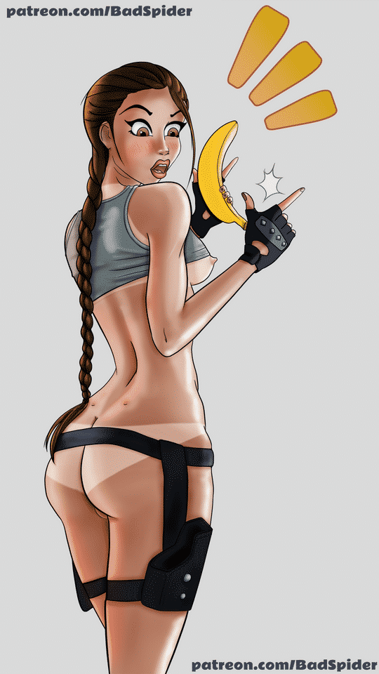 Lara croft en mode ecchi hentai parodie