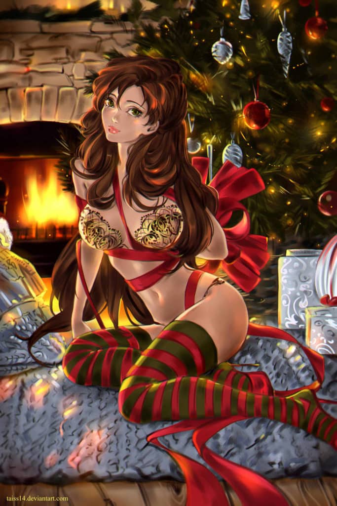 Mère Noël ecchi sexy et hentai