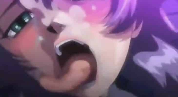 Fille langue dehors bouche ouverte ahegao hentai video