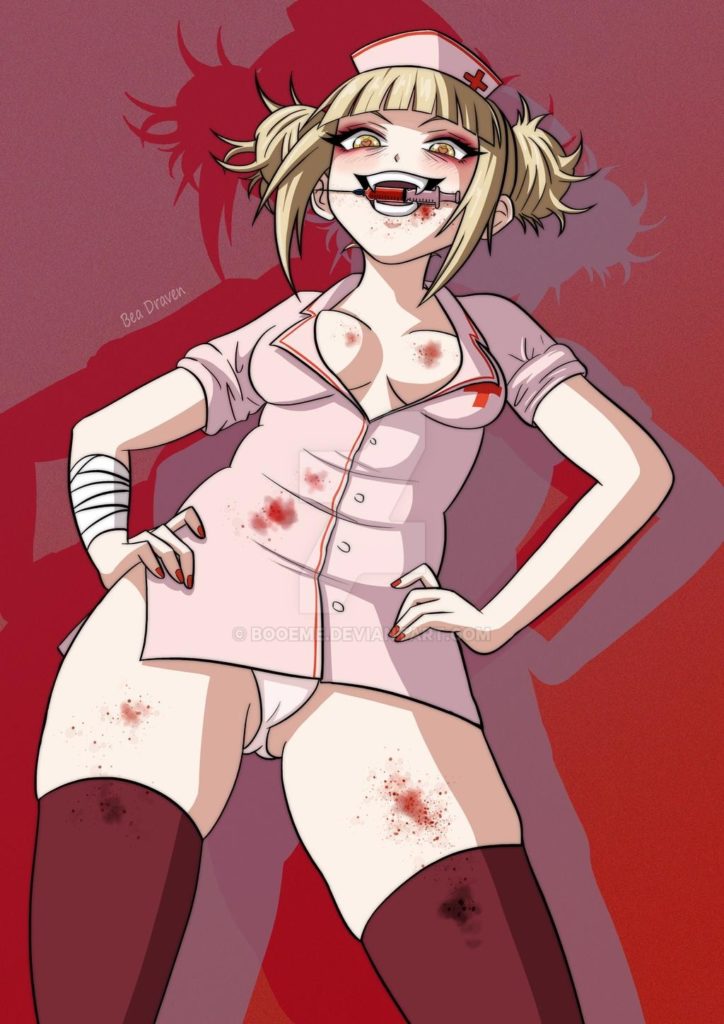 Himiko toga parodie infirmière sanglante sexy hentai